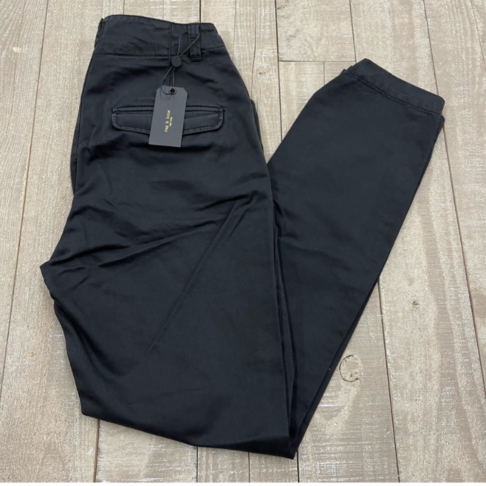 Rag & Bone Black Field Chico pants